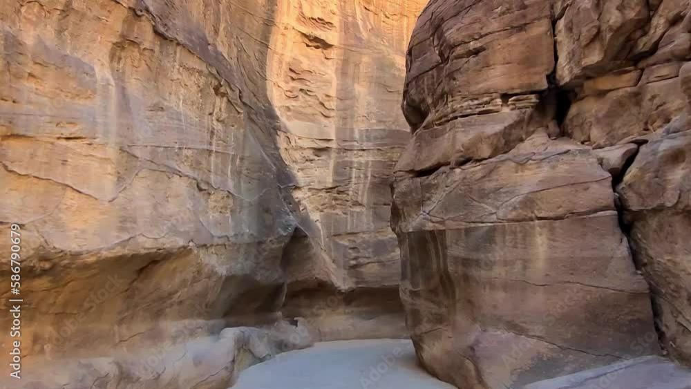 the siq of petra without people the siq of petra without people