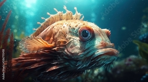 魚 イメージイラスト generative AI