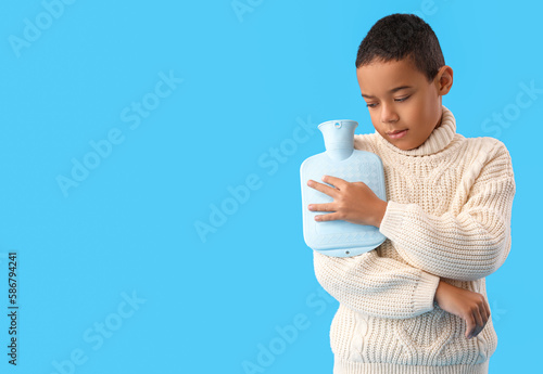 Ill African-American boy wa...
