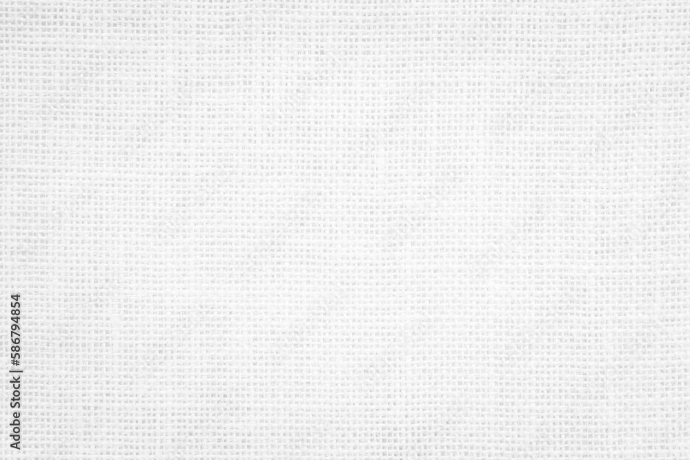 Fabric canvas woven texture background in pattern light white color blank. Natural gauze linen, carpet wool and cotton cloth textile textured as clean empty for decoration text. Grey sack material. Fabric canvas woven texture background in pattern light white color blank. Natural gauze linen, carpet wool and cotton cloth textile textured as clean empty for decoration text. Grey sack material.