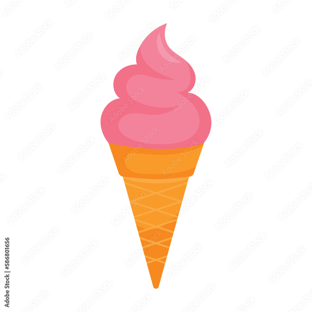 Multicolored ice cream sundae Multicolored ice cream sundae