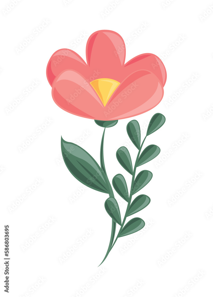 flower and foliage spring icon flower and foliage spring icon