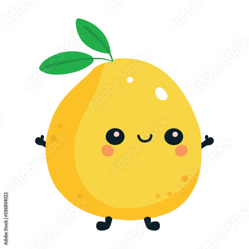 Cute lemon mascot brings refreshing summer cheer