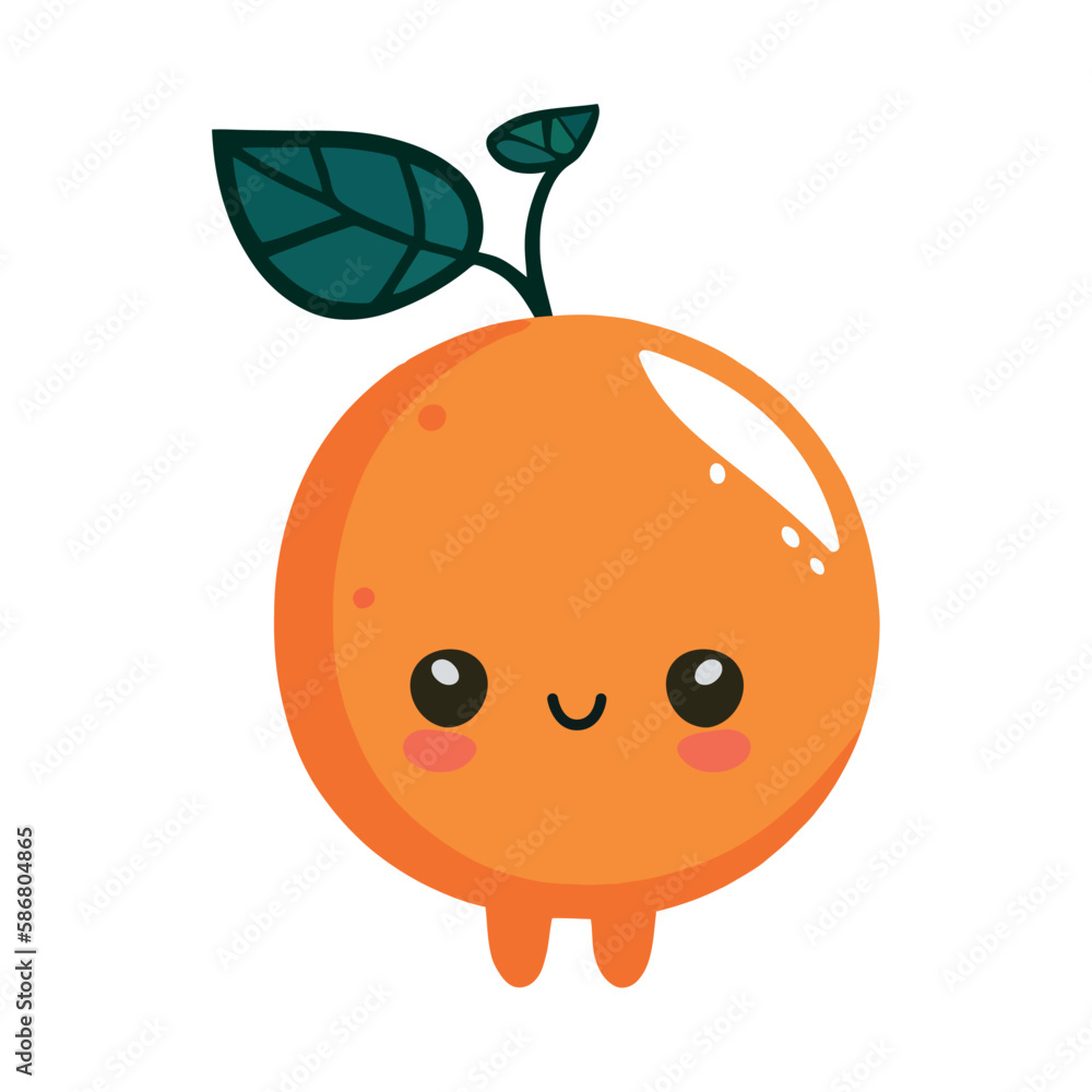 Juicy orange mascot refreshing character Juicy orange mascot refreshing character