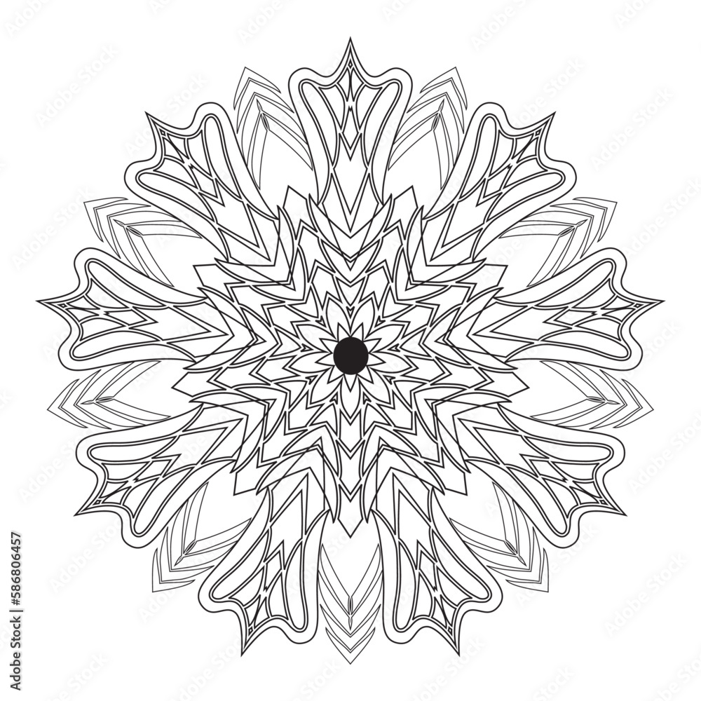 Mandalas for colouring book colour pages.Anti-stress colouring book