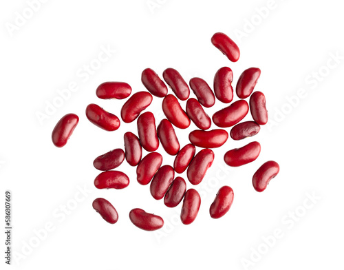 Fotografie red beans on  transparent png