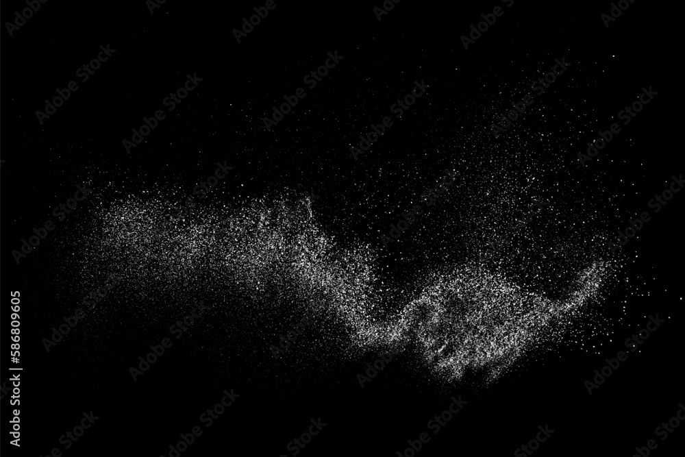 Distressed white grainy texture. Dust overlay textured. Grain noise particles. Rusted black background. Vector illustration. EPS 10. Distressed white grainy texture. Dust overlay textured. Grain noise particles. Rusted black background. Vector illustration. EPS 10.