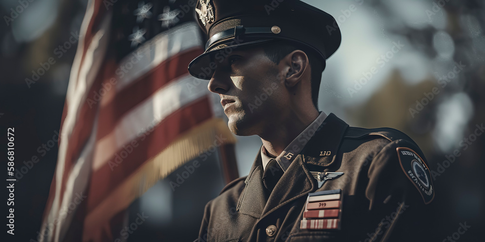 Gorgeous wallpaper with a touching message for Memorial Day set against a captivating background. Generative AI Gorgeous wallpaper with a touching message for Memorial Day set against a captivating background. Generative AI