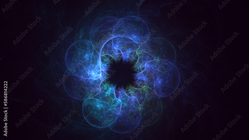 3D rendering abstract multicolor fractal light background 3D rendering abstract multicolor fractal light background