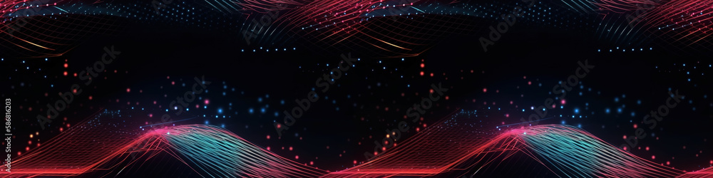 Futuristic technology abstract background with data connection speed lines in stunning detail.