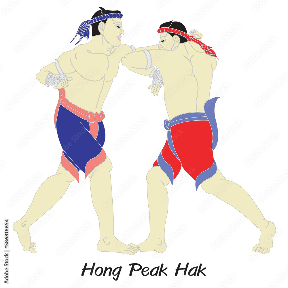 1 Pose of Mauy Thai.It's called 