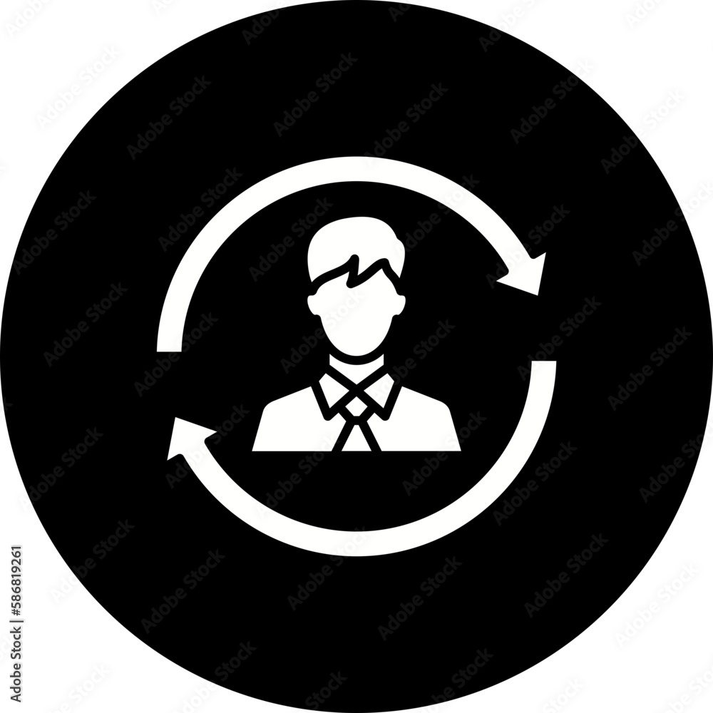 Remarketing Glyph Inverted Icon Remarketing Glyph Inverted Icon