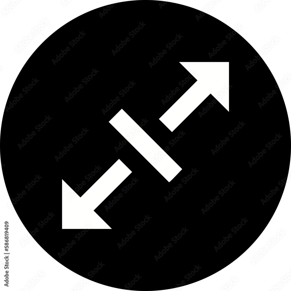 Resize Glyph Inverted Icon Resize Glyph Inverted Icon