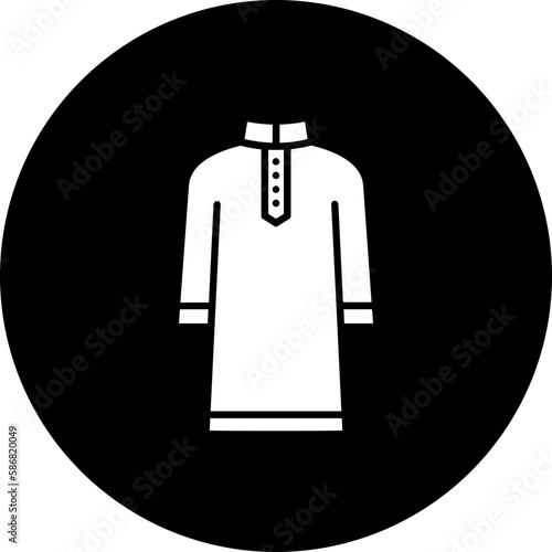 Kurta Glyph Inverted Icon