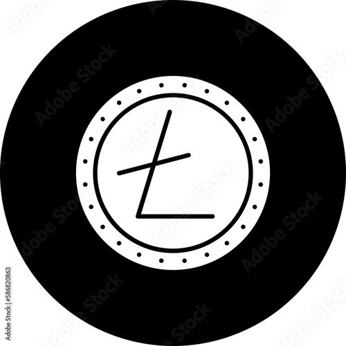 Litecoin Glyph Inverted Icon
