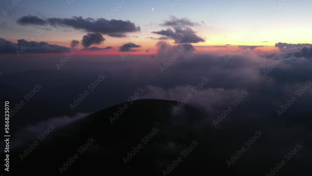 Flying Over the Infinite Clouds with the Night Moon Flying Over the Infinite Clouds with the Night Moon