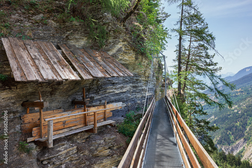  suspension bridges in the swiss alps