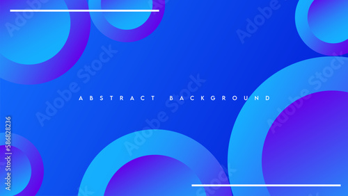 Abstract gradient background with circle futuristic style