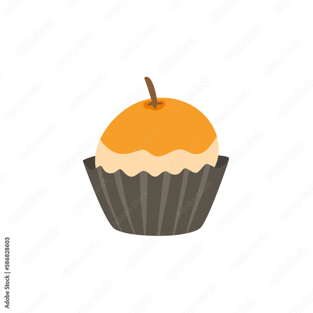 nastar cupcake eid mubarak illustration nastar cupcake eid mubarak illustration