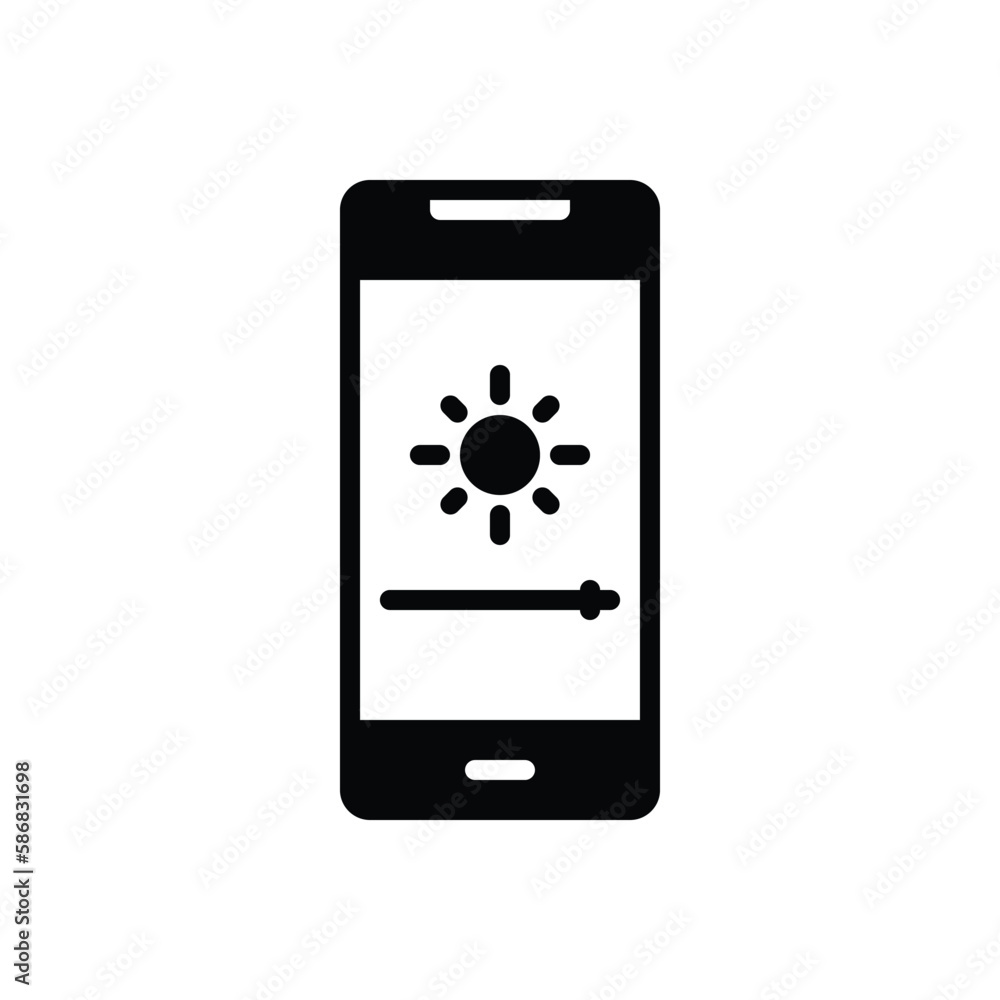 Black solid icon for intensity Black solid icon for intensity