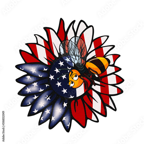 4th of July Sublimation Gnomes PNG © Fokira