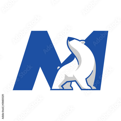 Polar Bear Alphabet M