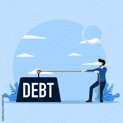 The concept of debt burden, financial crisis, accountability burden. The entrepreneur attracts a very large weight with debt. Debtors withdraw debts. Taxes, costs, and bankruptcy.