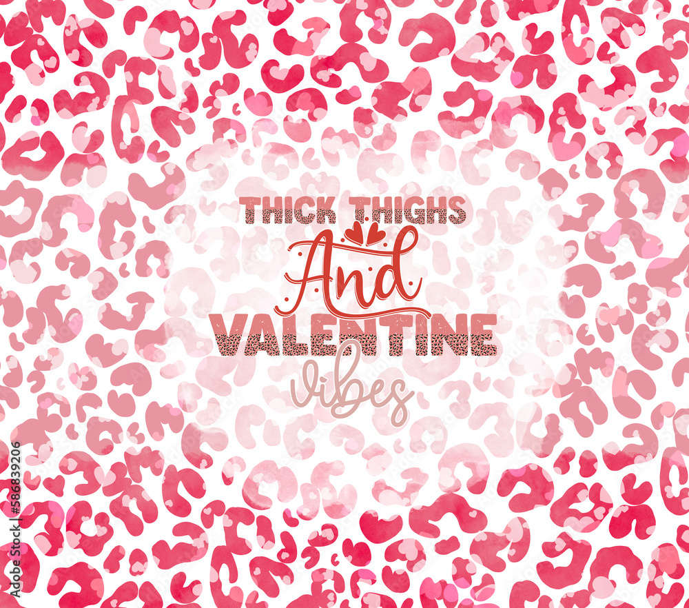 Valentine Tumbler PNG Design