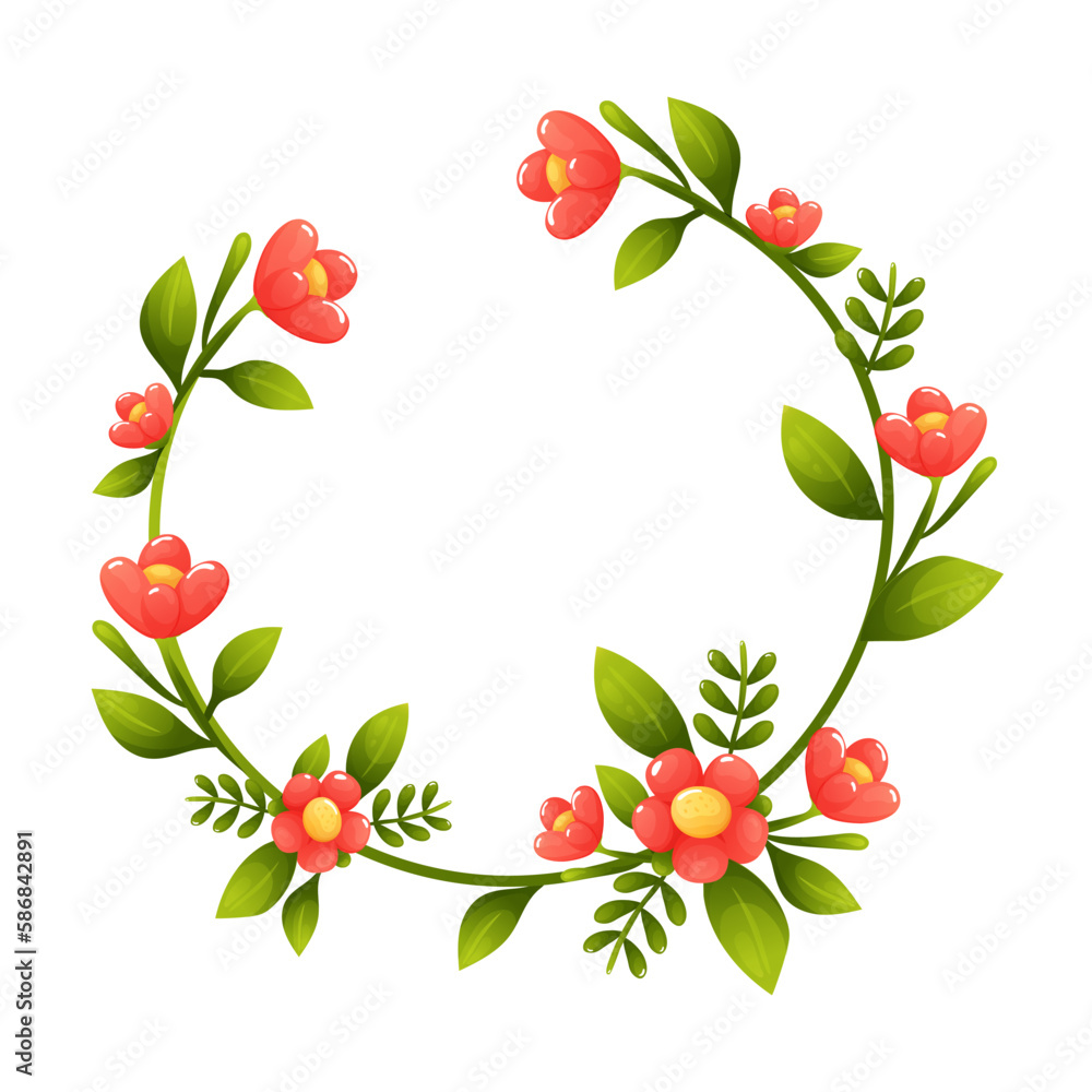wreath of flowers wreath of flowers
