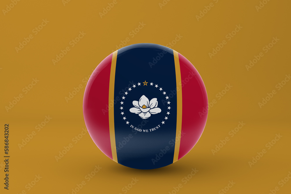 Obraz premium Mississippi Flag