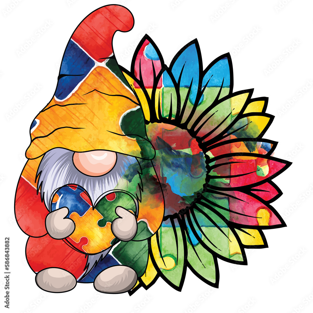 Autism Sublimation PNG Design Autism Sublimation PNG Design