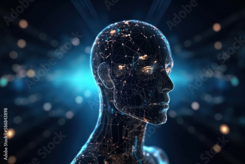 Chatgpt Chat with AI or Artificial Intelligence technology, business use AI smart technology by inputting, deep learning Neural networks to understand, respond to user inputs. future technology. AI