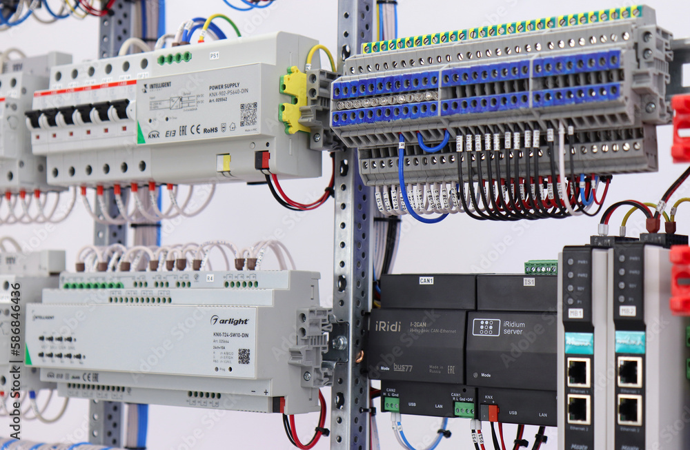Electrical switchboard for automation ARLIGHT. Control of lighting and
