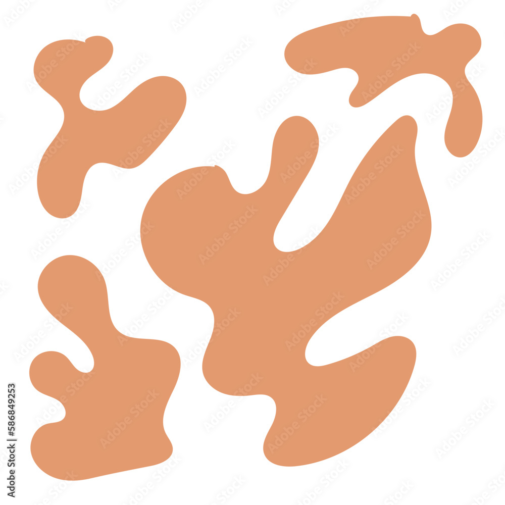 Brown Abstract Shapes Brown Abstract Shapes