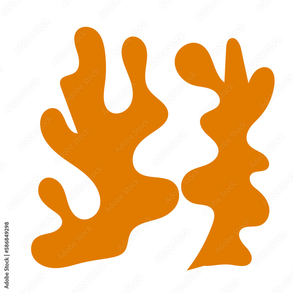 Obraz premium Brown Abstract Shapes 