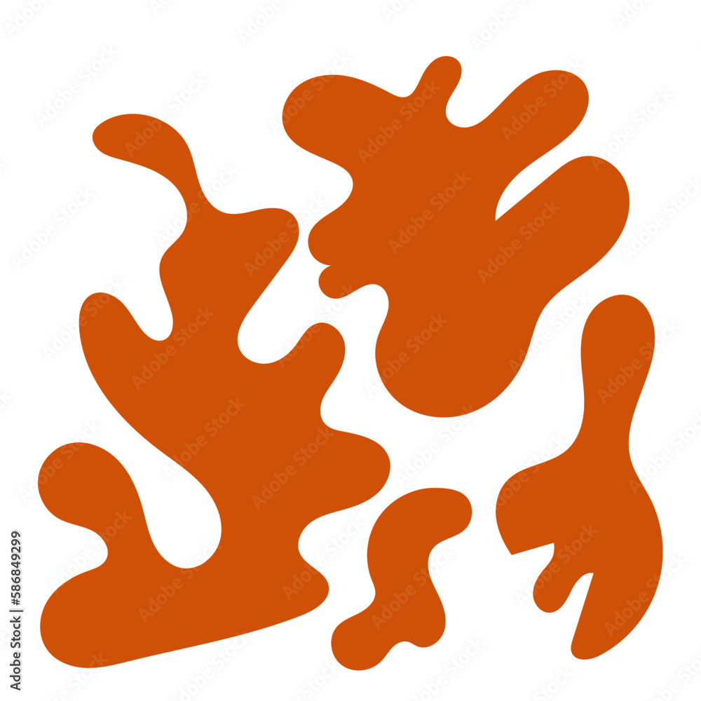 Brown Abstract Shapes Brown Abstract Shapes