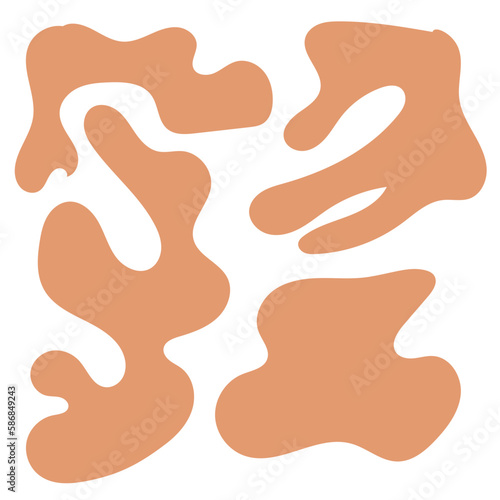 Brown Abstract Shapes 