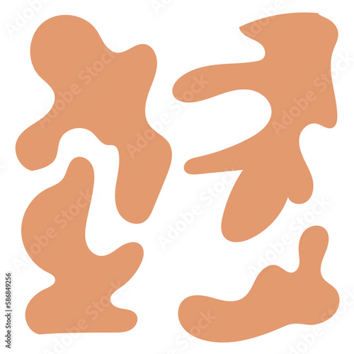 Brown Abstract Shapes 