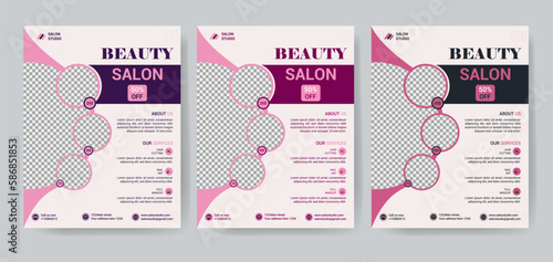 Beauty Salon Spa Flyer Template