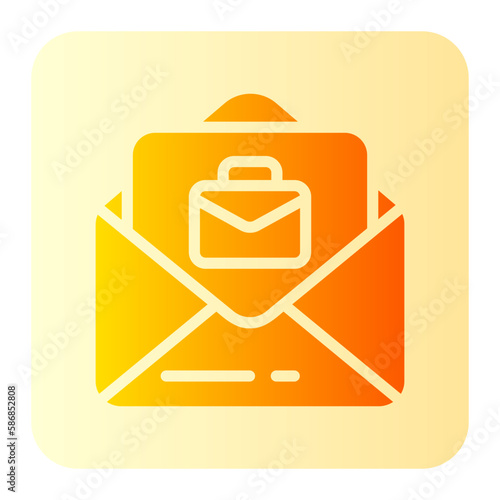 email gradient icon