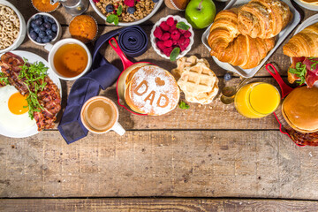 Fathers day Brunch background