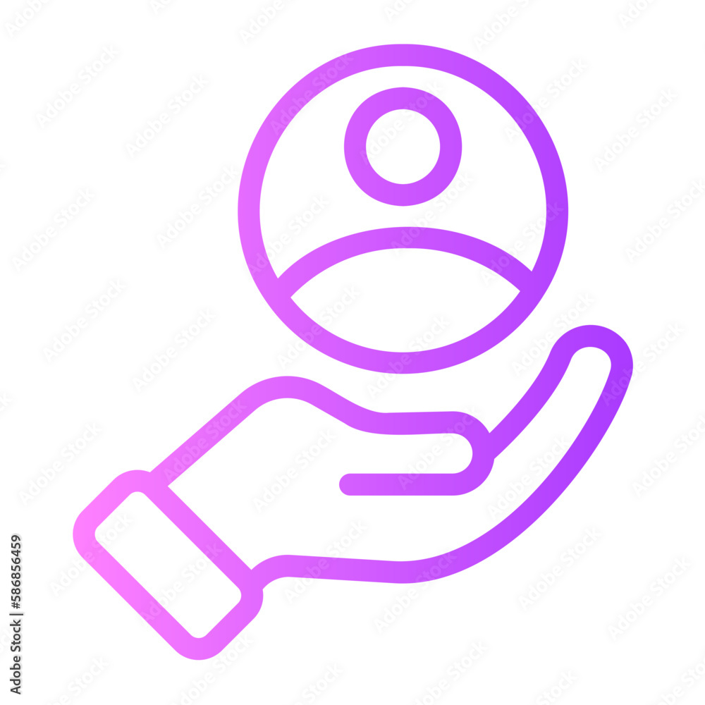 management gradient icon management gradient icon