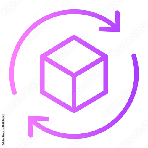 blockchain gradient icon