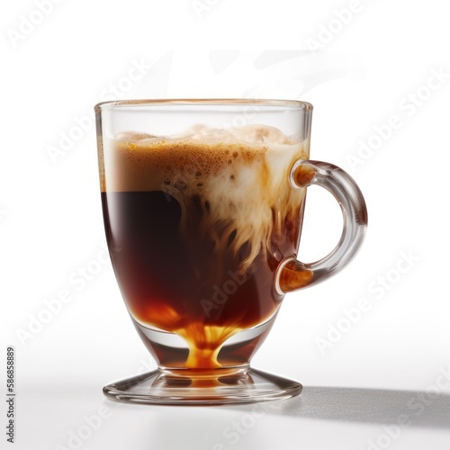 cup of freshly Irish coffee - Generated by Generative AI