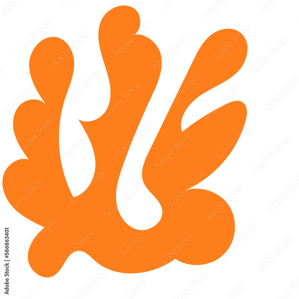 Orange Aesthetic Abstract Shapes Orange Aesthetic Abstract Shapes