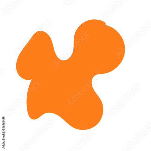 Orange Aesthetic Abstract Shapes 