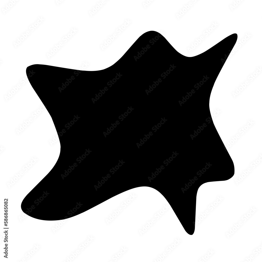 Abstract blob shape Abstract blob shape