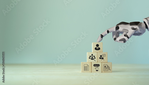 Konstfotografi AI recruiting technology concept
