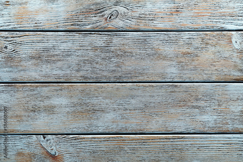 Texture of rustic wooden surface as background, top view