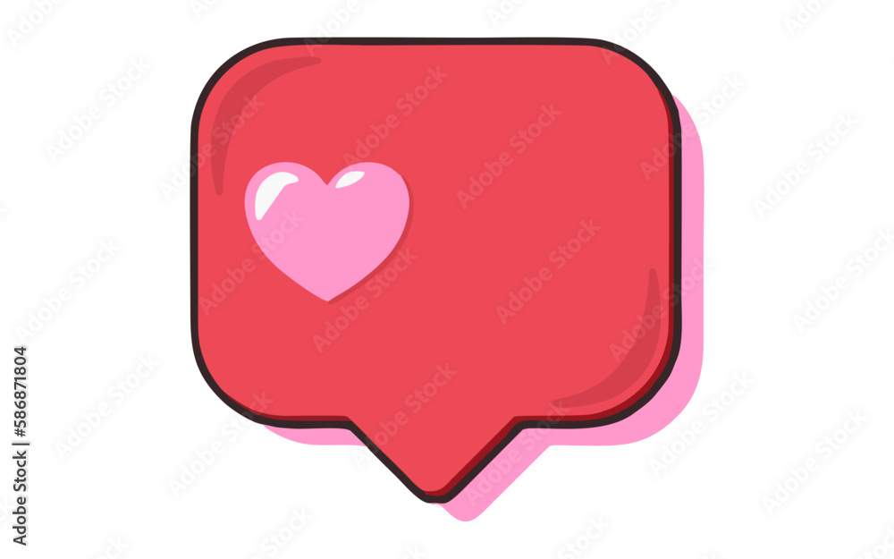 Social media. Like vector icon Social media. Like vector icon